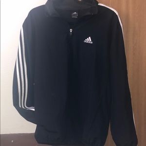 Adidas wind breaker quarter zip